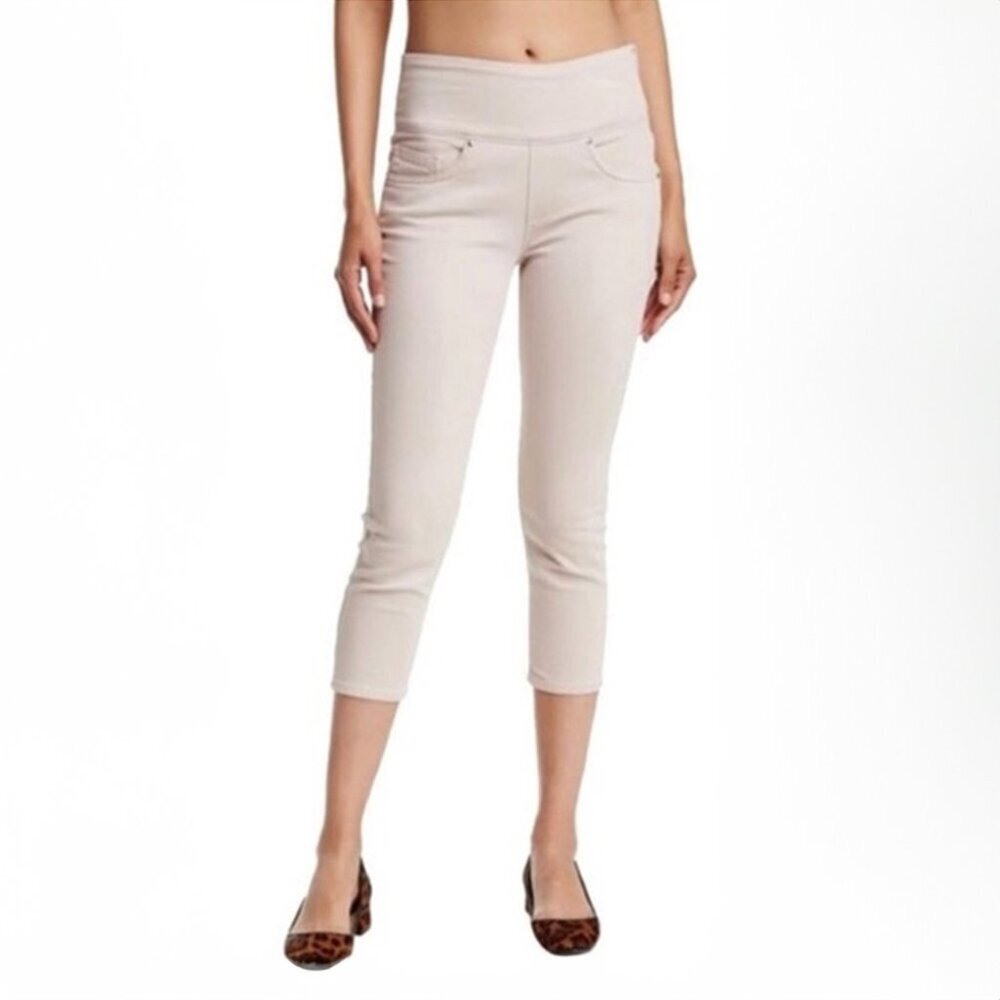 Spanx The Signature Cotton Blend Capri Beige Women 29